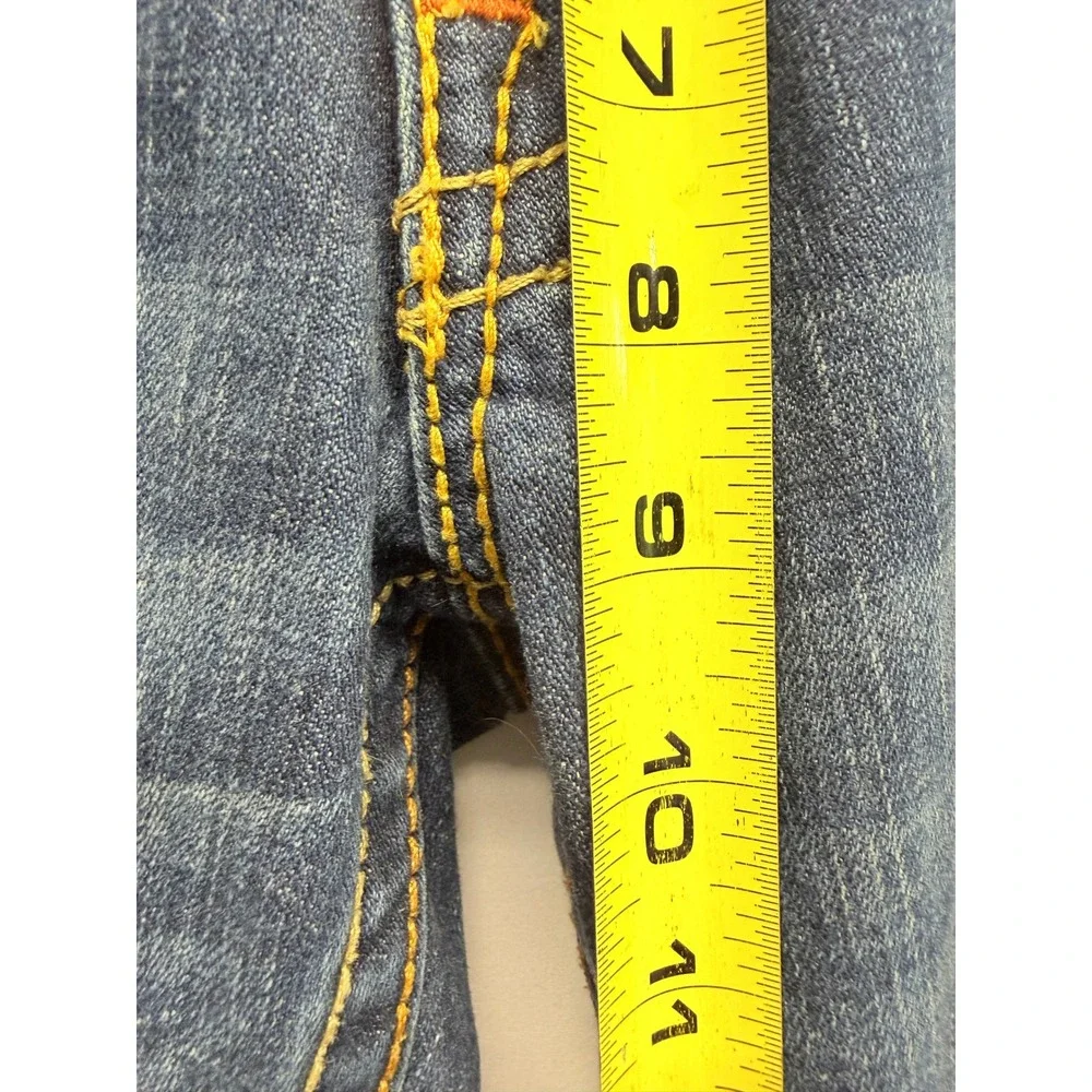Rare VTG USA Y2K True Religion Joey Big T Super T 34 Flap Flare Jeans READ